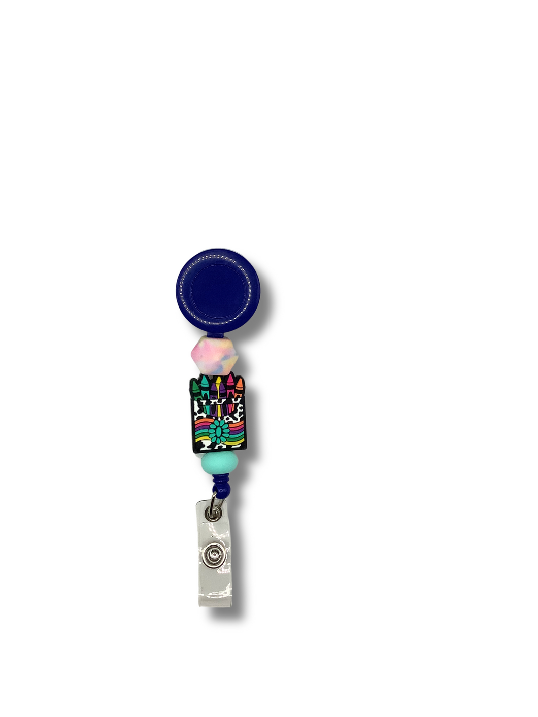 Crayons Badge Reel