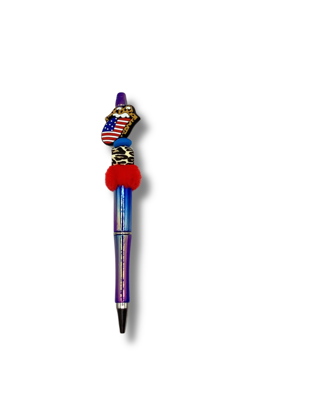 American Flag Lips Pen