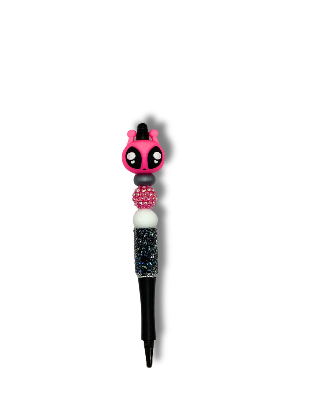 Hot Pink Alien Head Pen