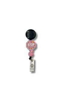 STOP Badge Reel