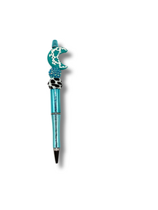 Cow print Half Moon Pen